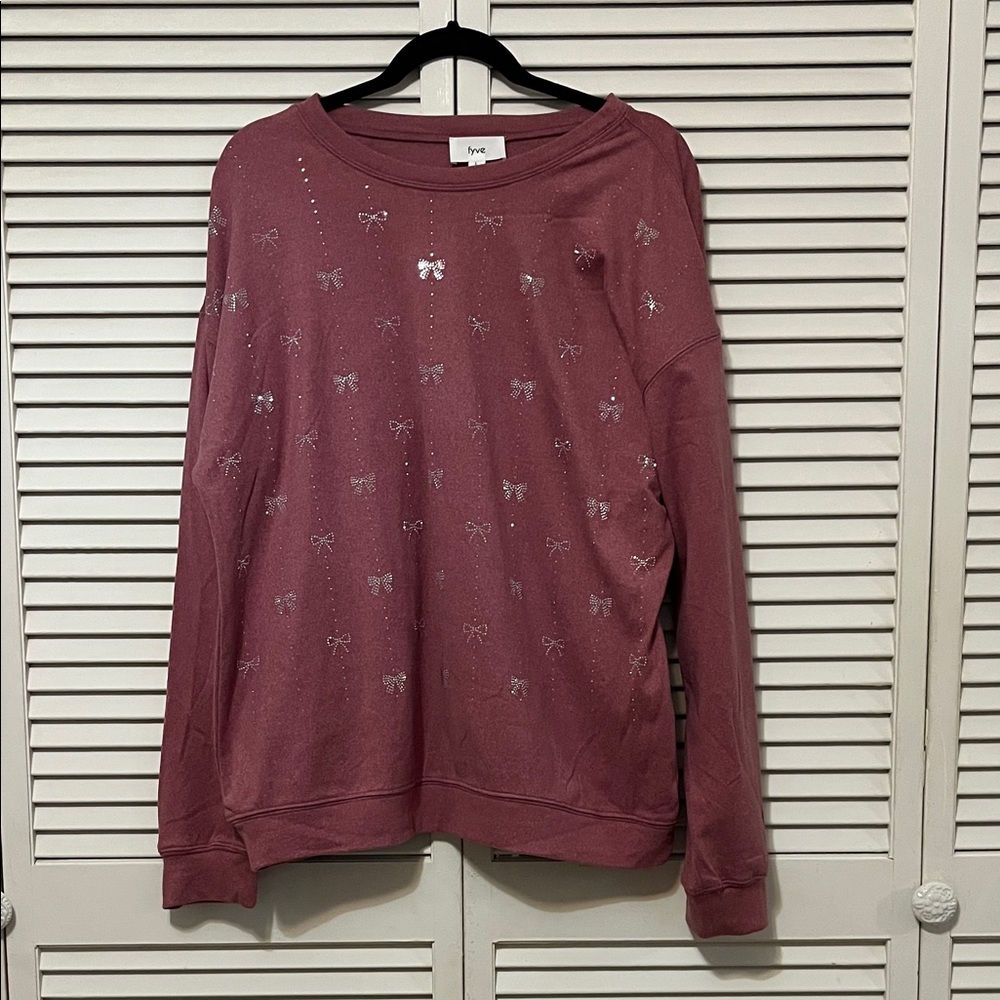 🎀 Fyve Pink Sweatshirt NWOT